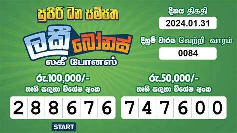supiri dhana sampatha|Development Lotteries Board.